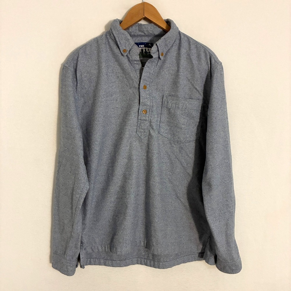 Chubbies The Nutter Popover Shirt Men's L Button Down Preppy Coastal Pullover